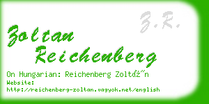 zoltan reichenberg business card